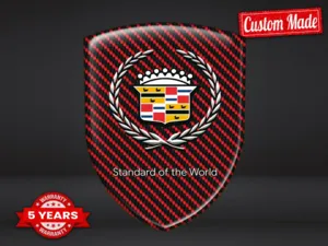 Cadillac Badge Silicone Gara Cupola Logo Sport Limitato